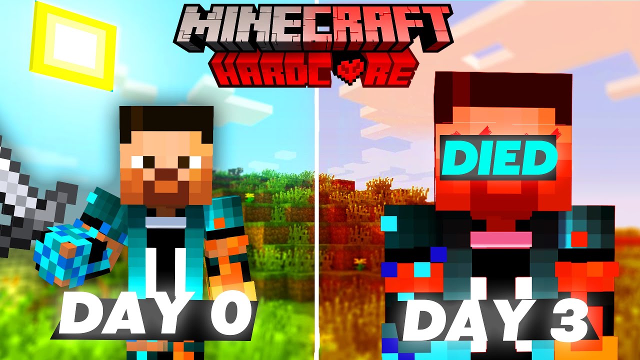 CAN I SURVIVE 100 DAYS IN MINECRAFT HARDCORE 😯