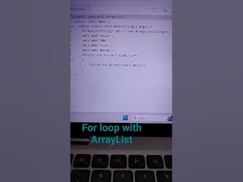 For loop ArrayList #java #javaprogramming #programming #coder - YouTube