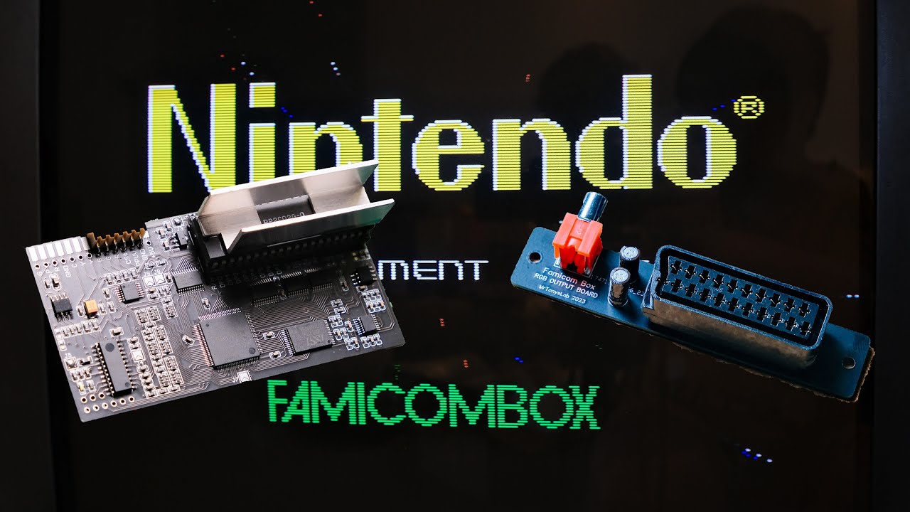 FAMICOM BOX Modify RGB Output - 任天堂业务机 RGB输出改造 - YouTube
