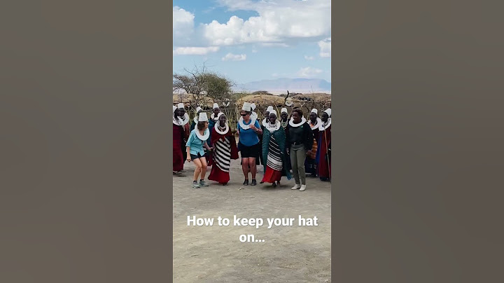 Lose your hat in the dance with the Maasai people #africanadventures #maasai #flashtourusa