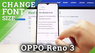 How to Change Font Size in OPPO Reno 3 – Set Up Font Text screenshot 5