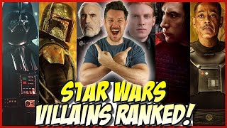 All 20 Star Wars Live Action Villains Ranked!