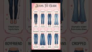 How to Choose the Perfect jeans for Every Body Shape| Styling Guide #stylingtips#fashionguide
