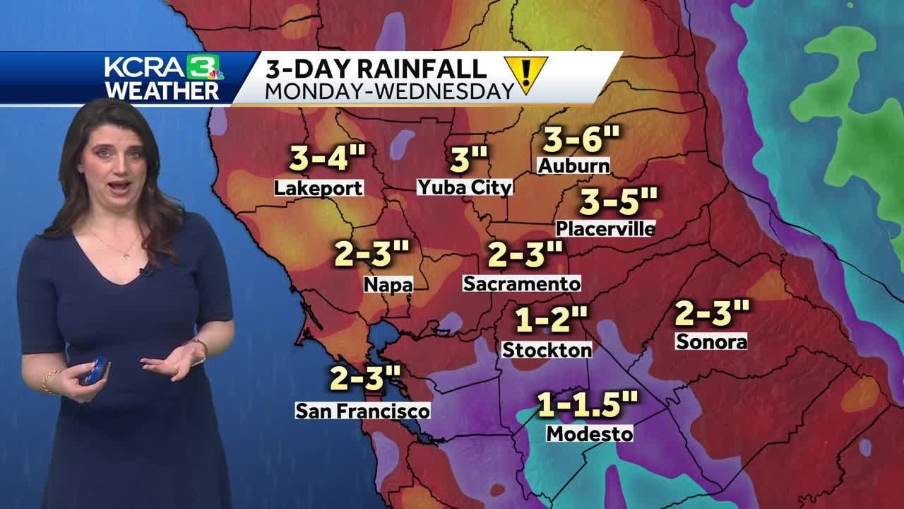 Northern California Forecast | A look at rain and snow totals this week ...