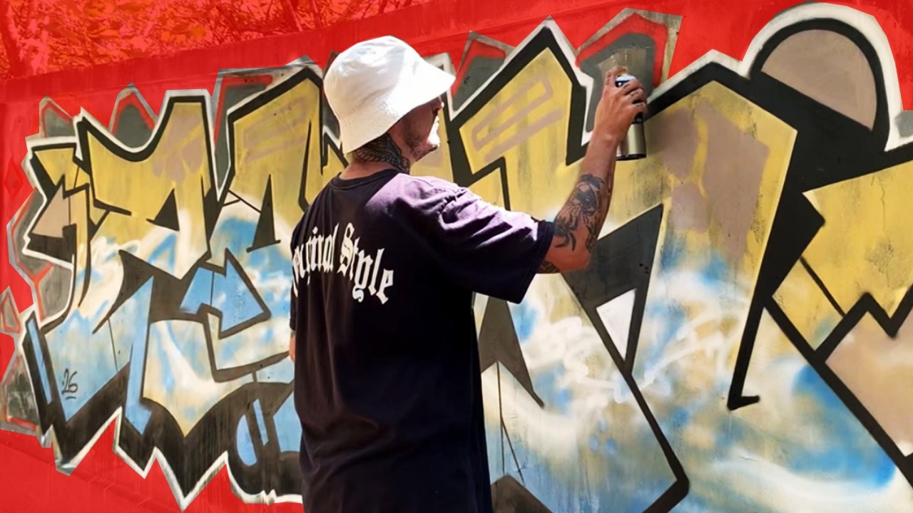 Wildstyle graffiti - Off shore