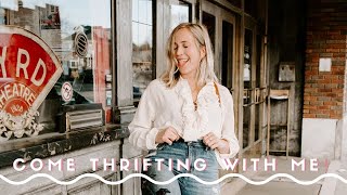 Come thrifting with me! + food photo prop haul