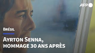 Brésil: hommage à la légende Ayrton Senna, 30 ans après sa mort | AFP