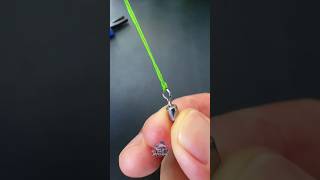 easy way to make a knot to tie a swivel #fishing #tutorial #fishingknot