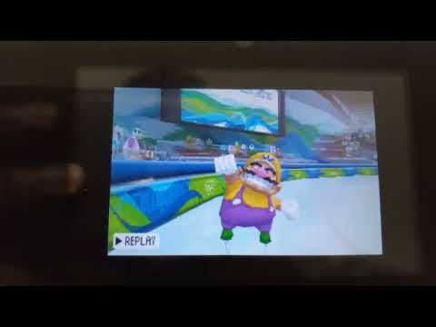 Mario And Sonic At The Olympic Winter Games DS Wario In Speed Skating 500m
