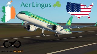 Infinite Flight: Dublin (DUB) to Chicago (ORD) | Aer Lingus | Boeing 757-200