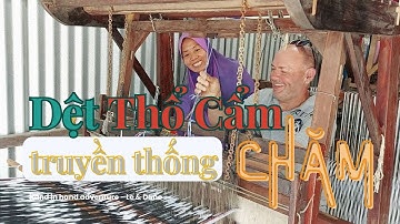 Thăm làng Chăm Châu Phong và học nghề Dệt Thổ Cẩm thủ công - Du lịch Châu Đốc An Giang
