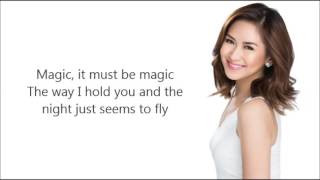 Sarah Geronimo - I Just Fall In Love Again  Lyrics chords