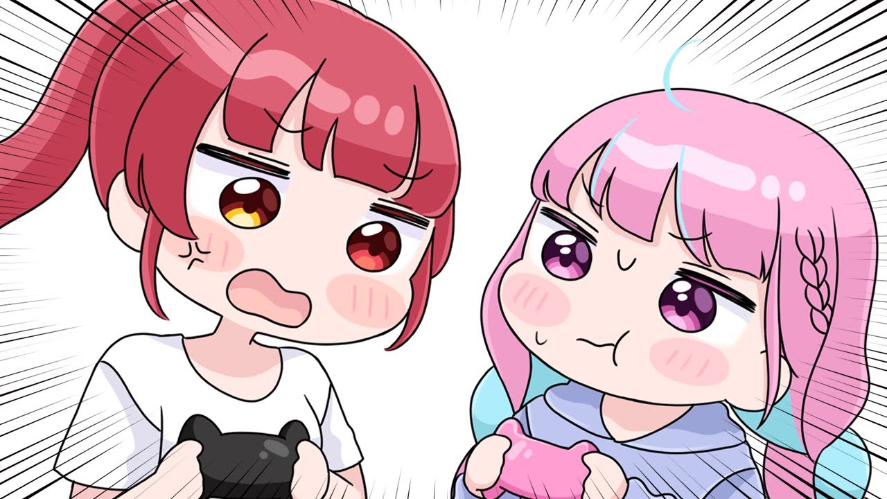 Aqua and Marine can't stop roasting each other[Animated Hololive/Eng sub]