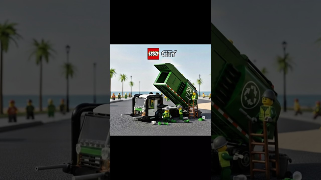 LEGO City 60495 Recycling Truck Speed Build & Review ♻️ | Keeping the City Clean!