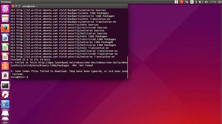Fix Problem failed to fetch http //ppa.launchpad.net/ On Linux Ubuntu 15.04
