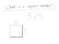 Understanding Square Numbers and Square Roots