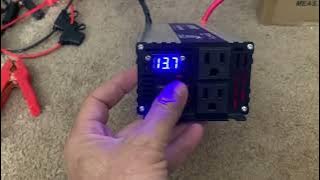 XYZ INVT Pure Sine Wave 1,400 watts Inverter from Amazon.   Pt 2 of 3. 