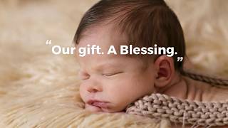 New Baby Announcement Video by Wedded Wishes