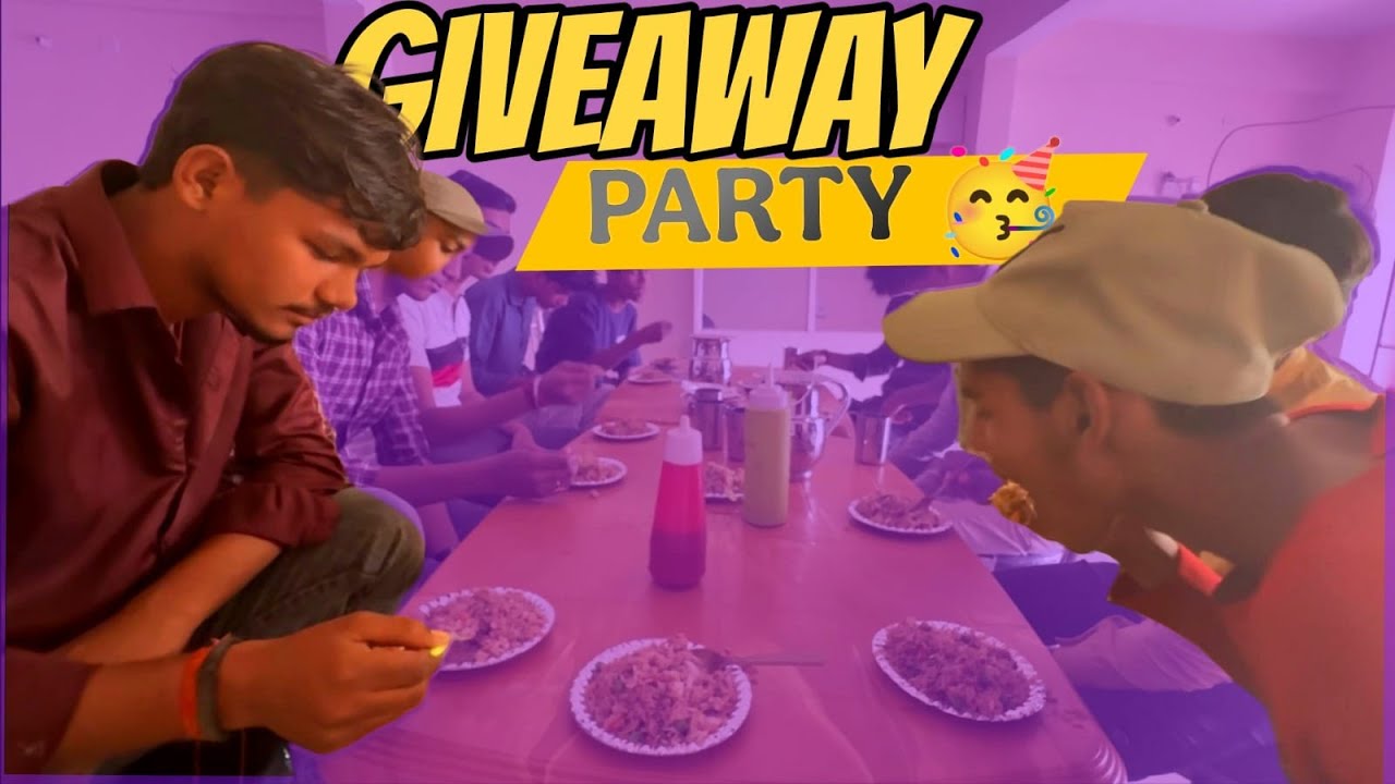 Giveaway party ||with giveaway winners||