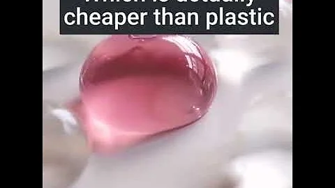 water ball.Scientists have created edible water 2k18