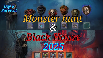 Day R Survival | Monster Hunt & Black House | Halloween Event 2025 🎃 (Melee Only & Solo)