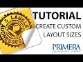 Tutorial Labels &amp; Addresses: Create Custom Size