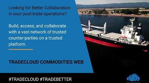 Why choose TradeCloud Commodities Web?
