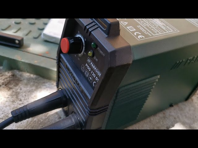 Parkside PISG 120 D5 Inverter Welder (from Lidl or Kaufland) - unboxing,  review and test - YouTube