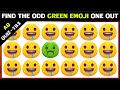 SMILE EMOJI FIND THE ODD ONE OUT QUIZ #193 I SPOT THE DIFFERENCE I EMOJIE MOVIES