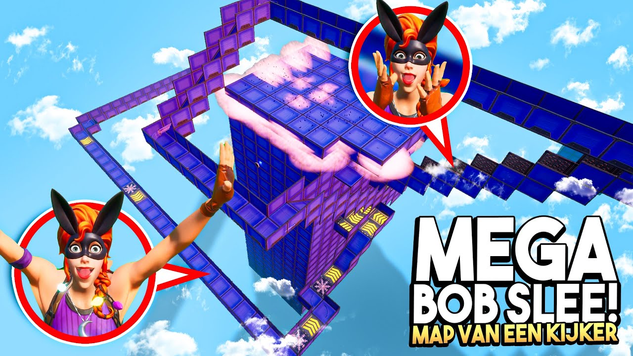 *MEGA* BOB SLEE BAAN! - Fortnite Map van een kijker #101
