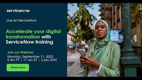 Accelerate your digital transformation with ServiceNow training