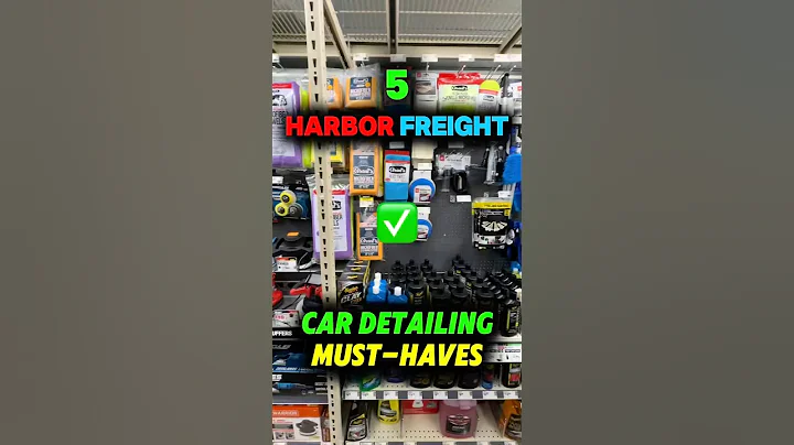 The 5 BEST Must-Have Car Detailing Products at Harbor Freight