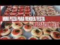MINI PIZZA PARA VENDA MASSA COMPLETA   RECEITAS DA ROSA