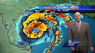 Storm Team tracking Hurricane Harvey's path