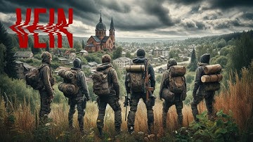 Day 1 in Vein Multiplayer Hard Mode!  We Try to Survive this Open World Zombie Survival Game!