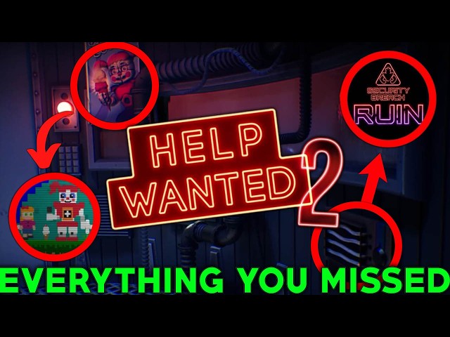 Everything FNaF!!⚠️HELP WANTED 2 SPOILERS⚠️ on X: Daily