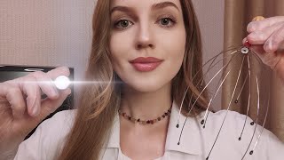 Асмр Трихолог. Осмотр Кожи Головы. Массаж Головы. Уход За Волосами • Asmr Scalp Exam. Head Massage