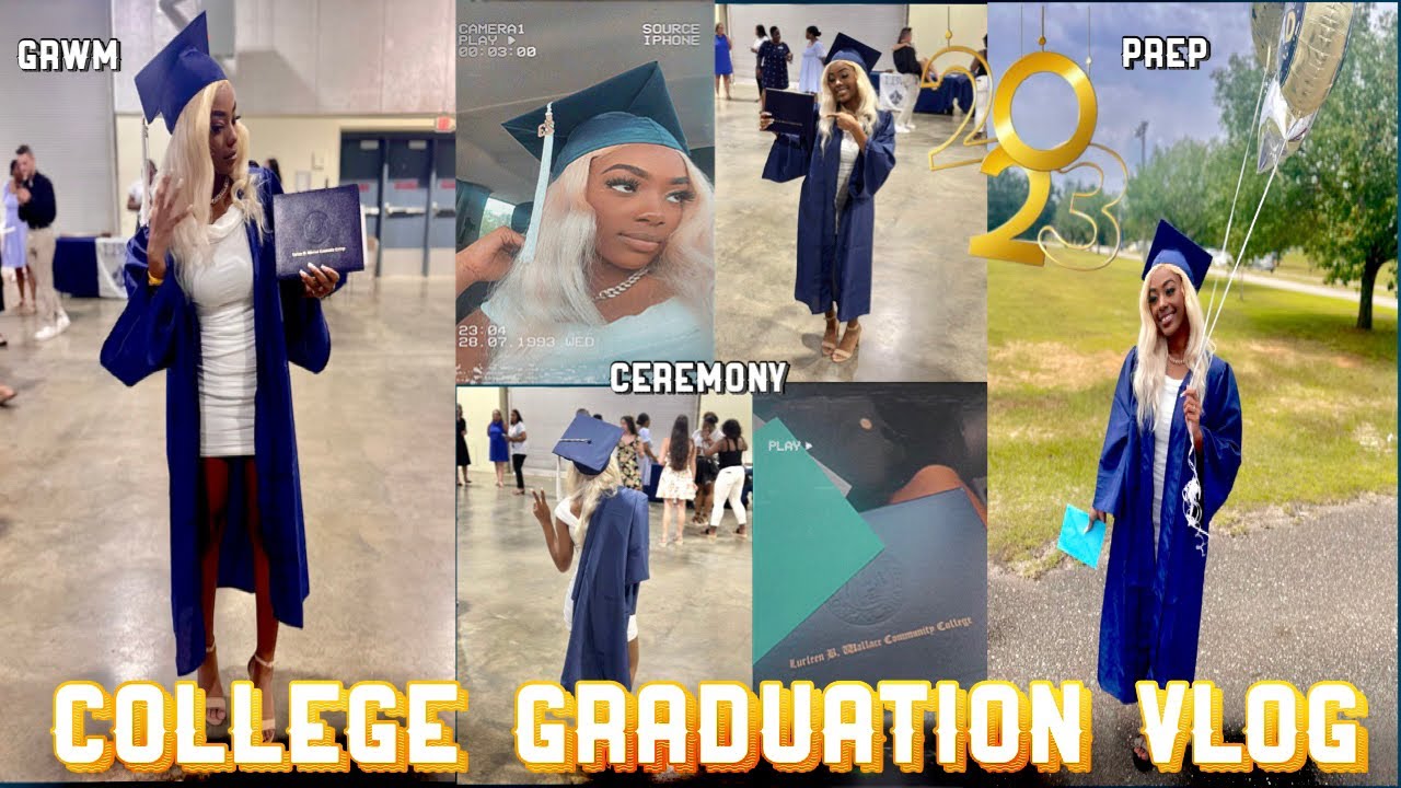 Vlog: I Finally Graduated From College!! 🎓*grwm, ceremony, prep* - YouTube