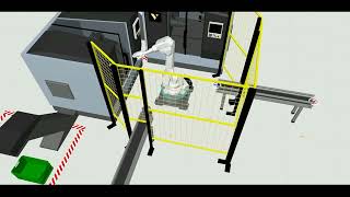 Loading and unloading of CNC machining centers