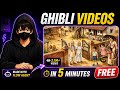 How To Create Ghibli Style AI Videos With Google Flow Agent 😱 | Beginner Guide