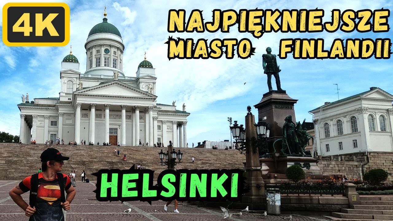 Zaskakujące Helsinki! Co warto zobaczyć w stolicy Finlandii I Podróże po Finlandii 4K