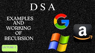 RECURSION  EXAMPLE || PART-2 || WORKING AND EXPLANATION || DSA || JAVA