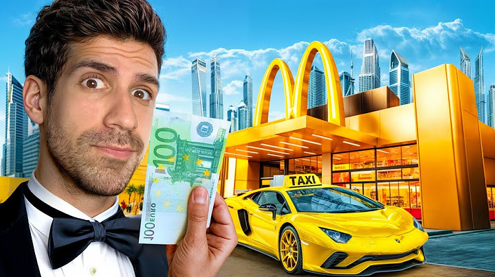 I SPEND ONLY 100 EUROS IN THE RICHEST COUNTRY IN THE WORLD