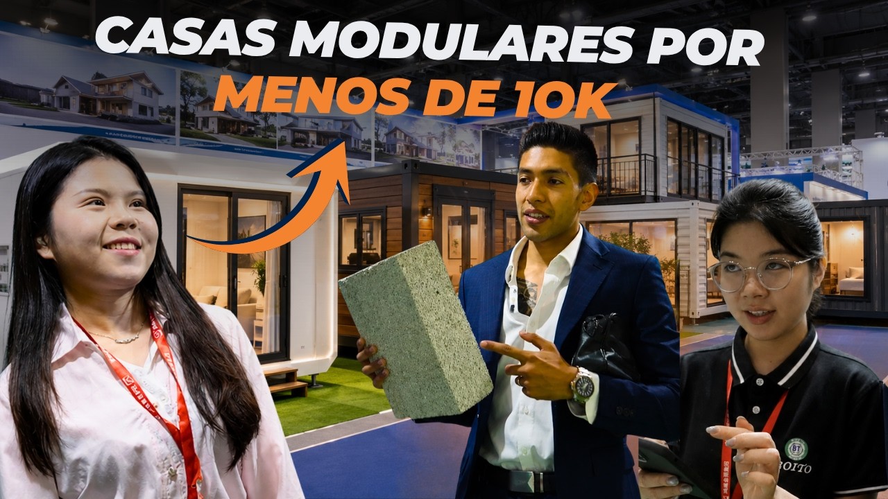 ¿Una casa amoblada de 33 m² por $10.000 USD? Feria de casas modulares en China 2026