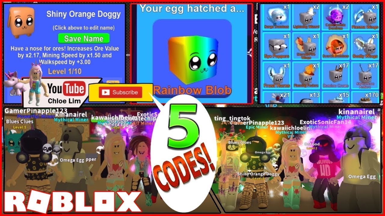 Roblox Mining Simulator Gamelog September 2 2018 Free Blog Directory - 4 roblox mining simulator mythical rebirth codes free