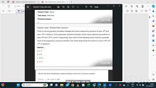 Mock Discussion Session (Statistics I)