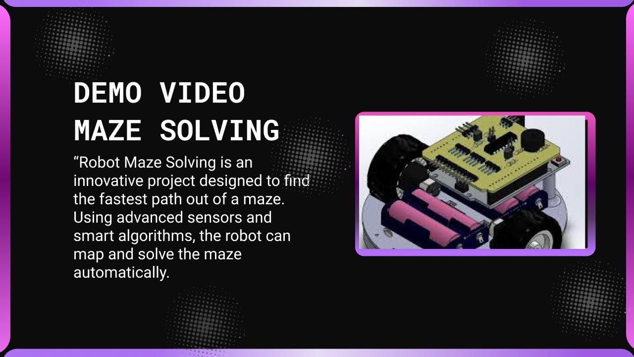 DEMO ROBOT MAZE SOLVING - YouTube