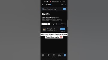 Paws New Task Mystery Quest | How To Solve Mystery Quest Paws Task | Paws Airdrop Mystery Quest