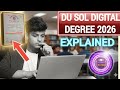 DU SOL Digital Degree 2026 Full Details - How and Why DU Provides Digital Degree 