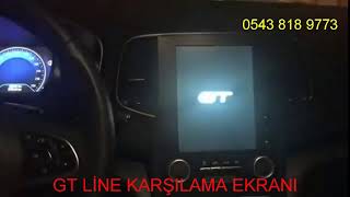 Megane-4 Kadjar Tali̇sman Koleos Karşima Ekrani Deği̇şi̇mi̇ Gi̇zli̇ Özelli̇kler Gt Karşilama Ekrani
